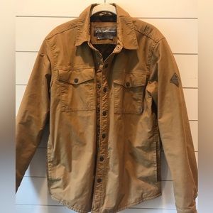 Eddie Bauer jacket size small, tan color